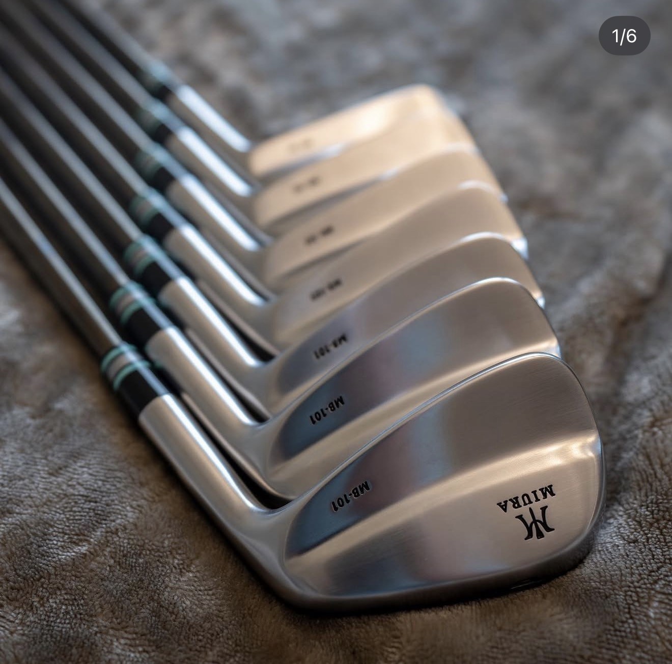 Custom-built Miura MB-101 iron set